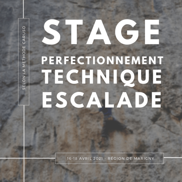 Stage de perfectionnement technique en escalade